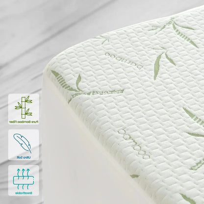 100% Waterproof Single Mattress Protector, Breathable Mattress Cover Single Size Bed, 3D Air Fabric Cooling Bed Pad Cover, Deep Pocket 40cm - Image 4