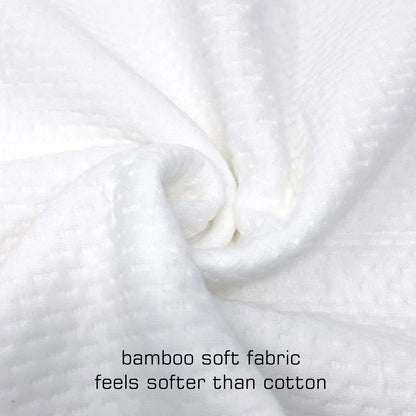 Waterproof Bamboo Pillow Protector Cover,100% Bug Water Proof Zippered Pillow Cases Body Size (1 Pack, White,50cm x 150cm) - Image 5