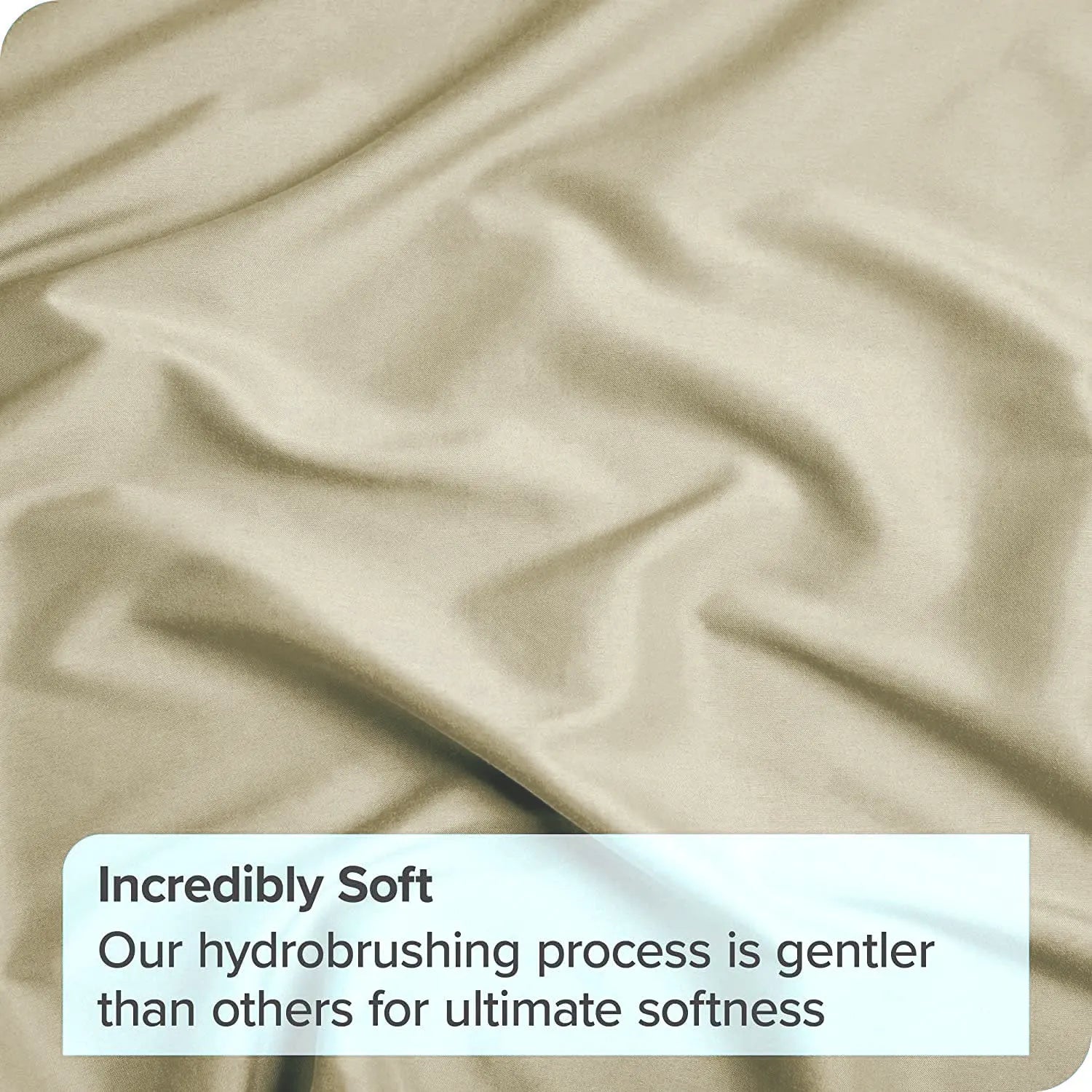 Hotel Quality Fitted Sheet - 1 Piece Fitted Sheet  -Breathable Bedding - Wrinkle, Fade, Stain Resistant- 16inch/40cm Deep Pocket Fitted Bed Sheet-Wrinkle and Fade Resistant,(Cream White,King) - Image 4