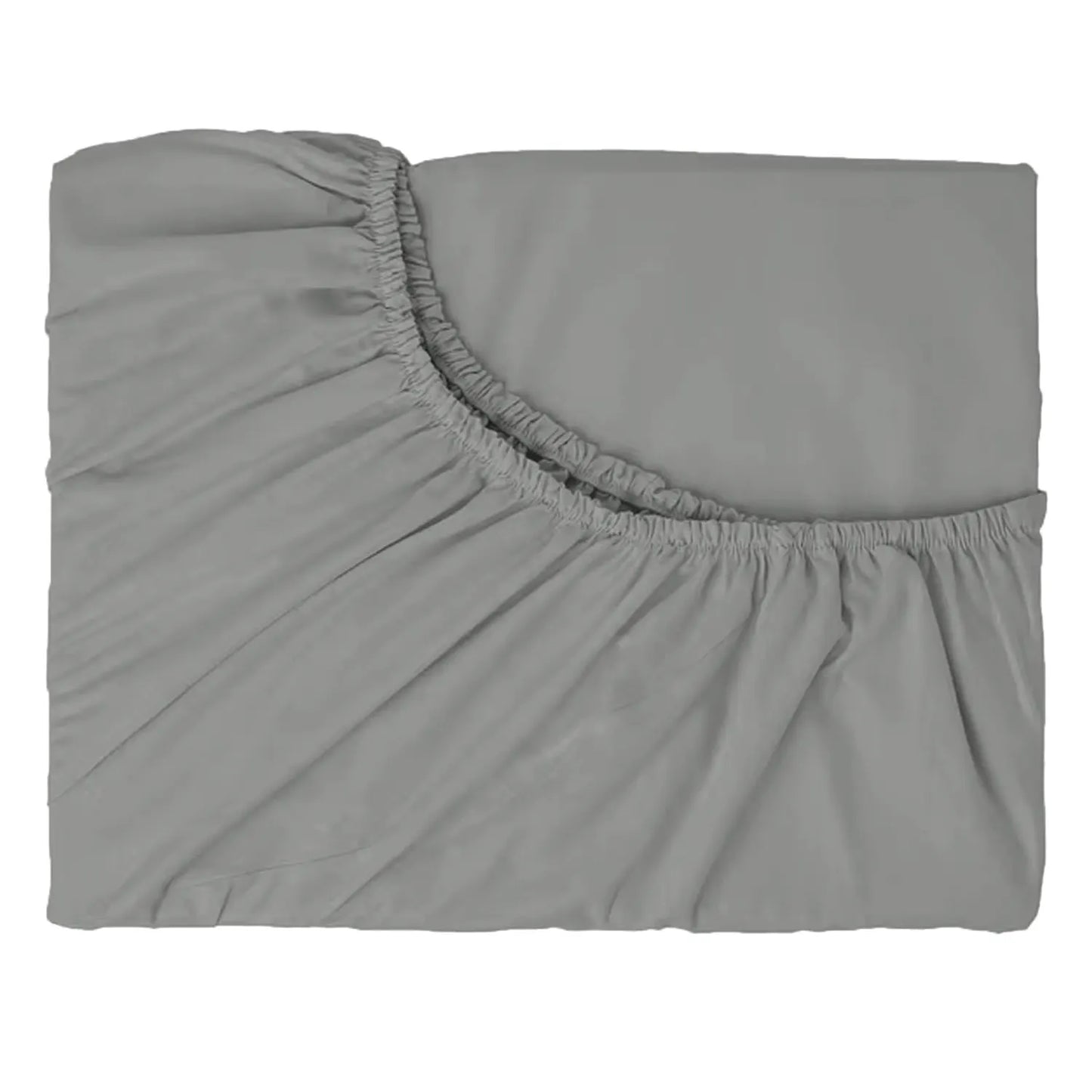 Hotel Quality Fitted Sheet - 1 Piece Fitted Sheet  -Breathable Bedding - Wrinkle, Fade, Stain Resistant- 16inch/40cm Deep Pocket Fitted Bed Sheet-Wrinkle and Fade Resistant,(Grey,Super King) - Image 3