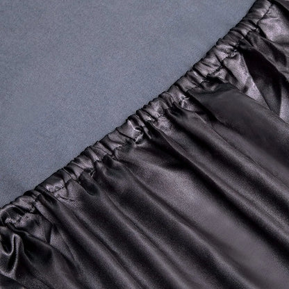 Art Silk Satin Sheet Set Hotel 4 Pieces Fitted/Flat Sheet Bedding Set-Luxury Soft Silky Sheets for Hair and Skin, Similar to Silk Bed Sheets Set 4 Pieces(Double,Black) - Image 4