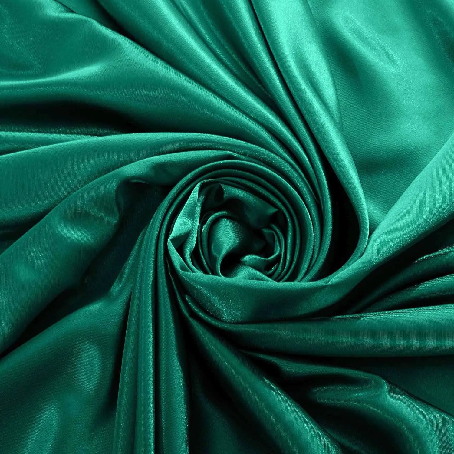 Art Silk Satin Sheet Set Hotel 4 Pieces Fitted/Flat Sheet Bedding Set-Luxury Soft Silky Sheets for Hair and Skin, Similar to Silk Bed Sheets Set 4 Pieces(Double,Green) - Image 2