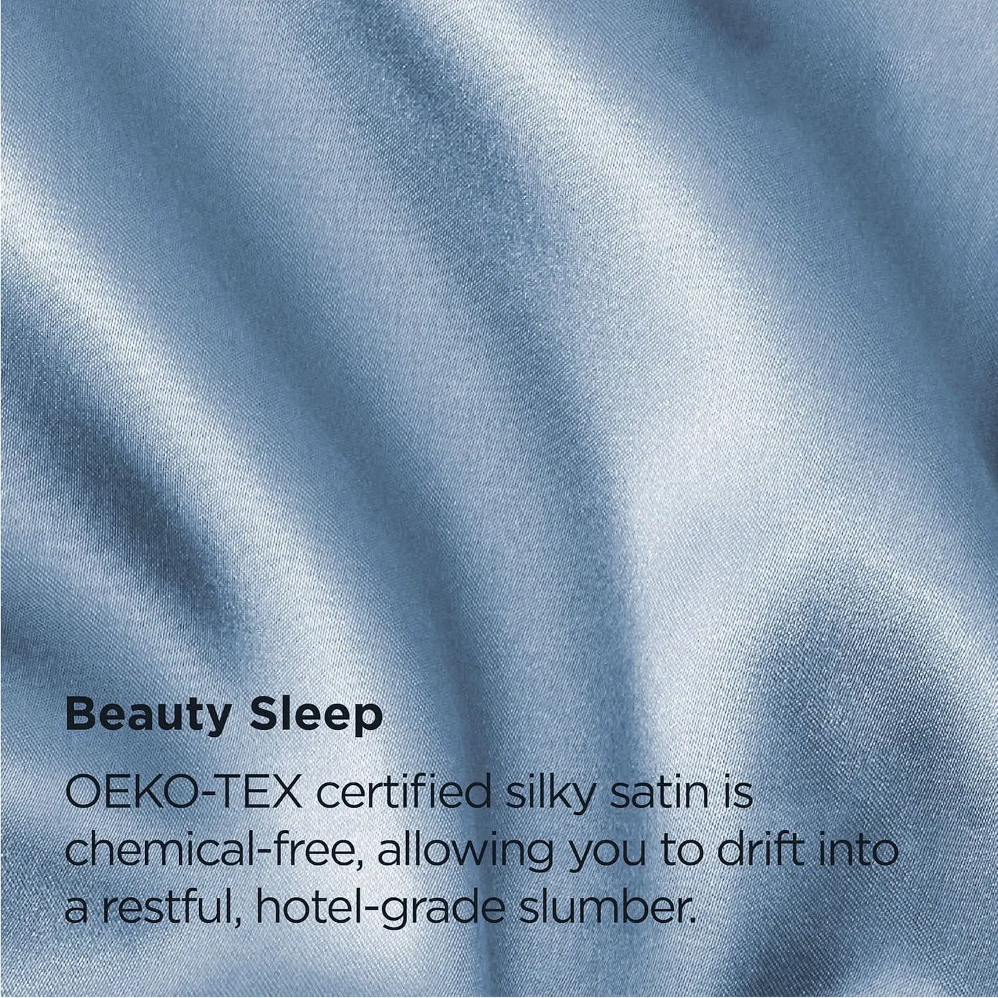 Silk Pillowcase for Hair and Skin Mulberry Silk Pillowcase Soft Breathable Smooth Both Sided Natural Silk Pillowcase with Envelope pocket Beauty Sleep Silk Pillow Case for Gift (2 Pack, Standard, Sea Blue) - Image 3