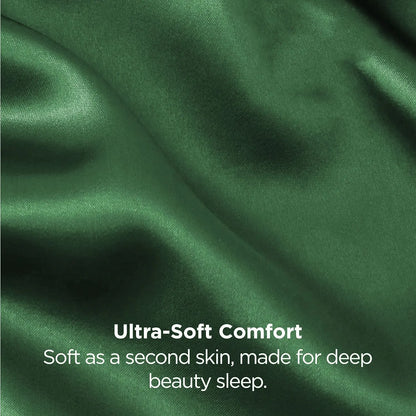 Silk Pillowcase for Hair and Skin Mulberry Silk Pillowcase Soft Breathable Smooth Both Sided Natural Silk Pillowcase with Envelope pocket Beauty Sleep Silk Pillow Case for Gift (2 Pack, Standard, Green) - Image 5