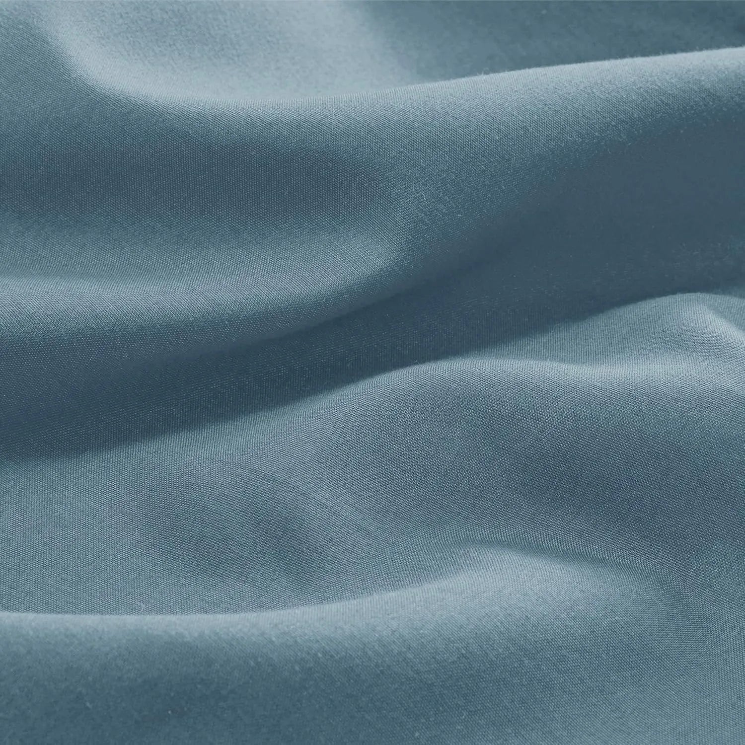 2000TC Hotel Quality Fitted Sheets - 2 Piece Fitted Sheets  -Breathable Bedding - Wrinkle, Fade, Stain Resistant- 16inch/40cm Deep Pocket Fitted Bed Sheets-Wrinkle and Fade Resistant,(Ocean,Queen) - Image 3
