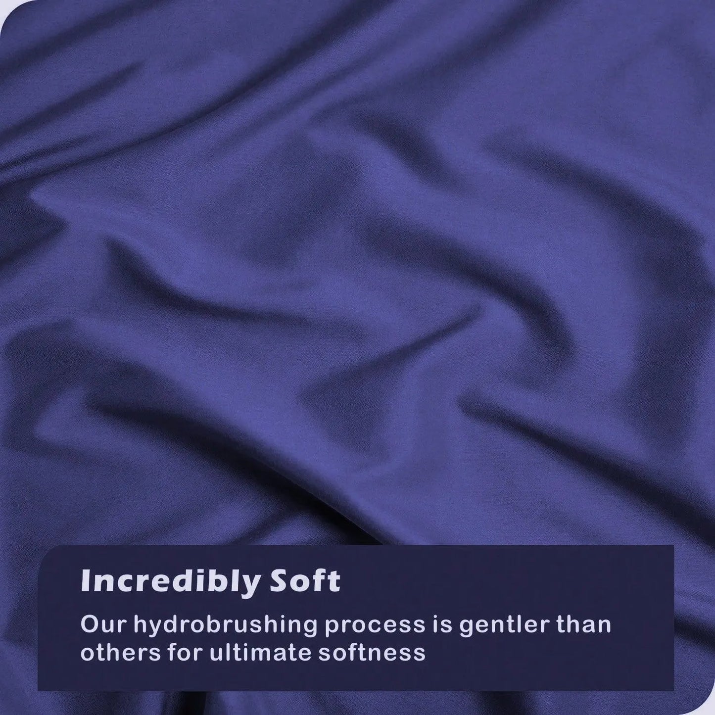 Hotel Soft Microfiber Duvet Cover Set-2000TC Quilt Cover Set & Pillowcases -1 Donna Cover Zipper Closure & 1 x Pillowcases-Breathable Bedding - Wrinkle, Fade, Stain Resistant(Royal blue,King) - Image 5