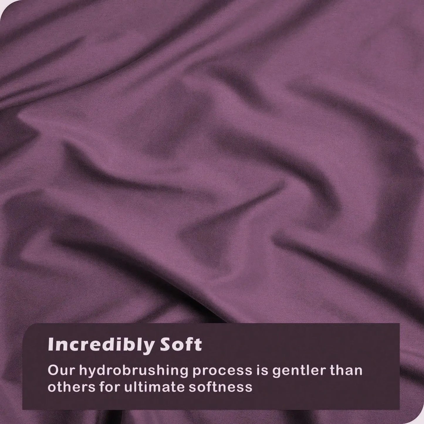 Hotel Soft Microfiber Duvet Cover Set-2000TC Quilt Cover Set & Pillowcases -1 Donna Cover Zipper Closure & 1 x Pillowcases-Breathable Bedding - Wrinkle, Fade, Stain Resistant(Purple,King Single) - Image 6