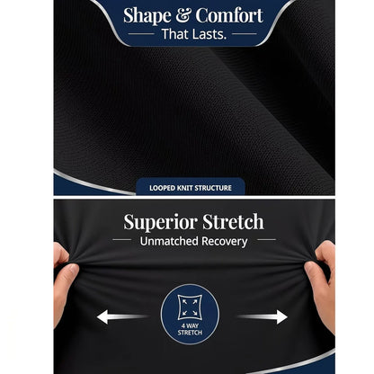 Hotel Quality Fitted Sheet - 1 Piece Fitted Sheet  -Breathable Bedding - Wrinkle, Fade, Stain Resistant- 16inch/40cm Deep Pocket Fitted Bed Sheet-Wrinkle and Fade Resistant,(Black,Queen) - Image 4