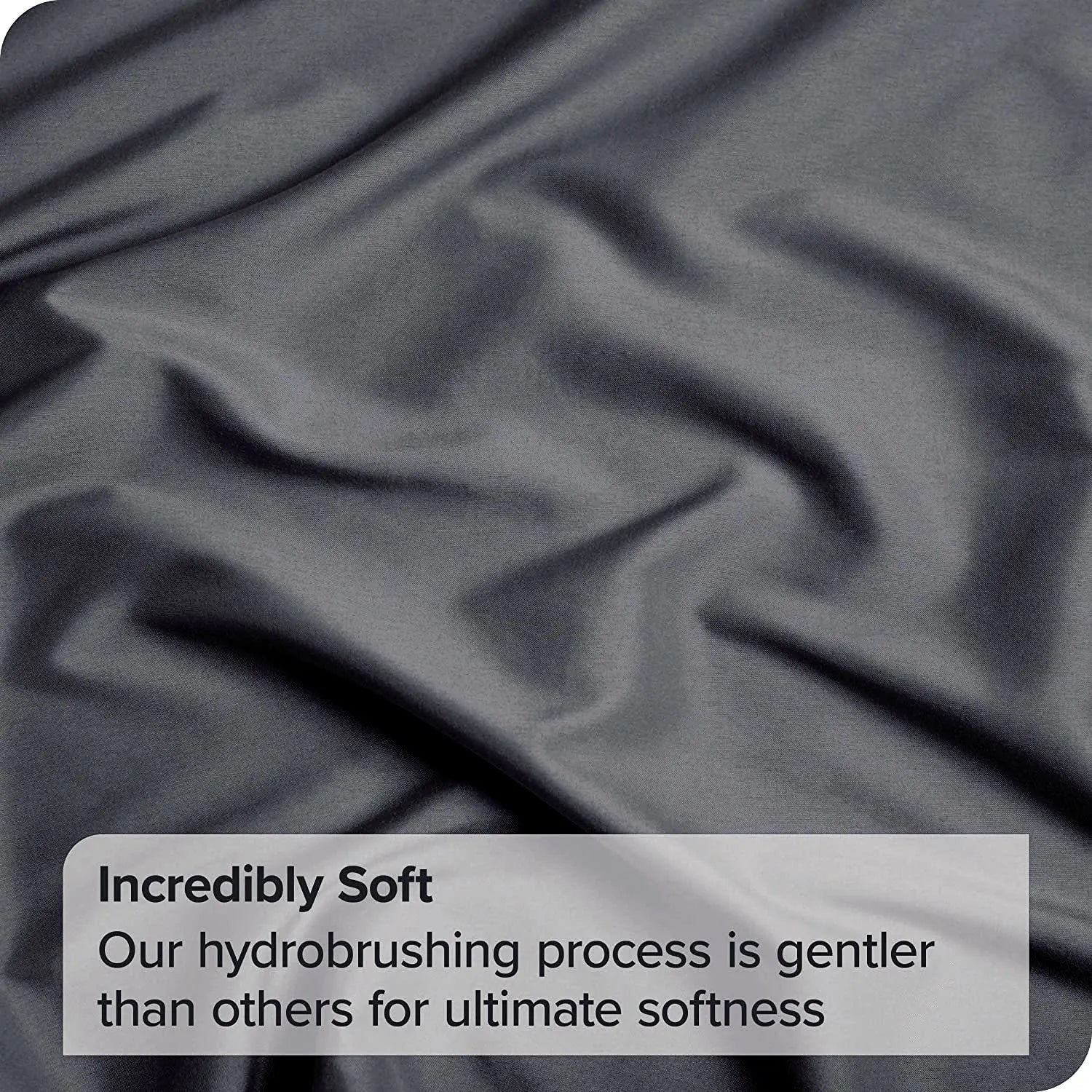 4 Piece Bed Sheet Set- Bedding Sheets & Pillowcases -Breathable Bedding - Wrinkle, Fade, Stain Resistant-Deep Pocket Flat Fitted Bed Sheet Set(Dark gray,Double) - Image 4