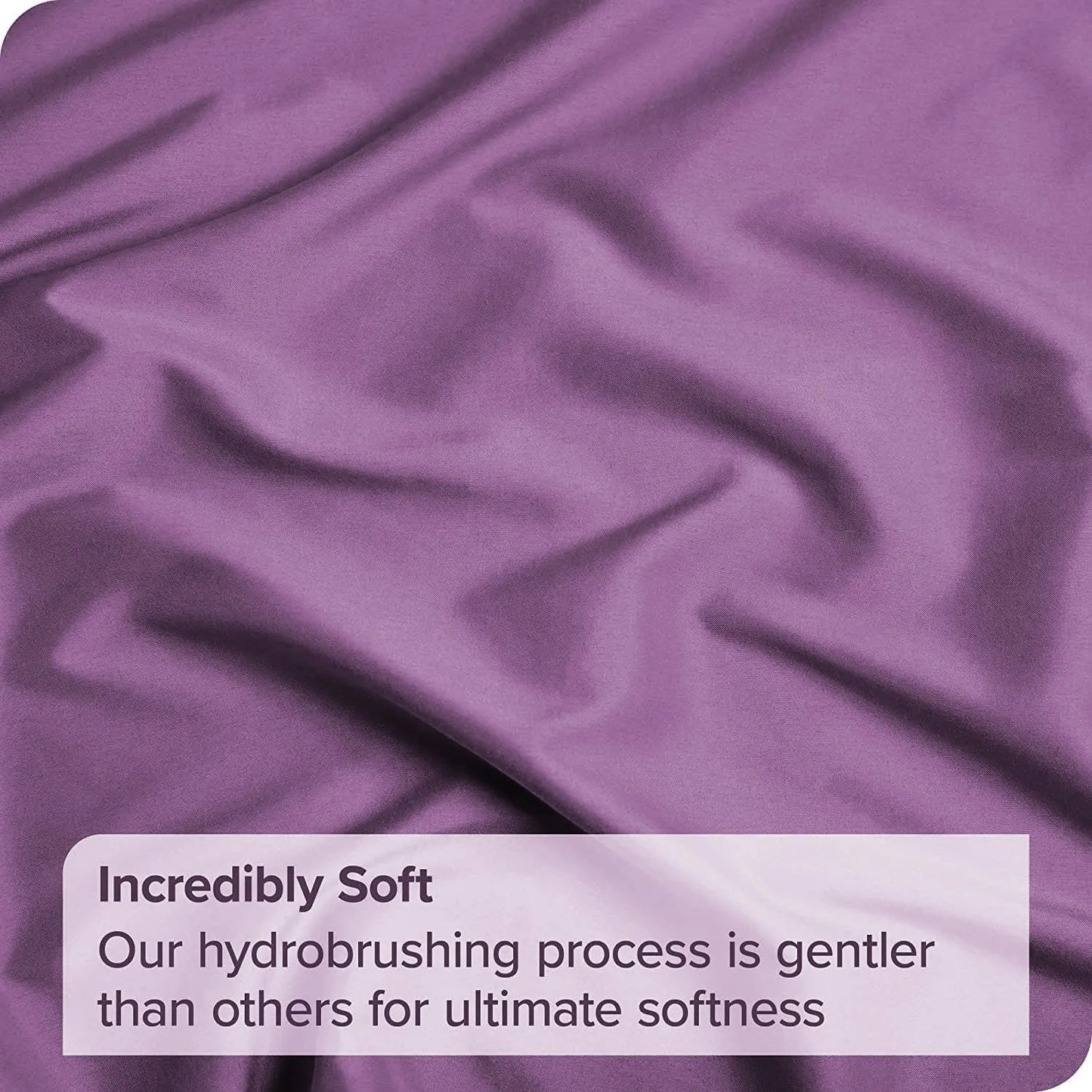 Elegant Comfort Premium Hotel Quality 1-Piece Double Flat Sheet, Luxury and Softest 2000 Thread Count Bedding Flat Sheet(Double,Purple) - Image 3