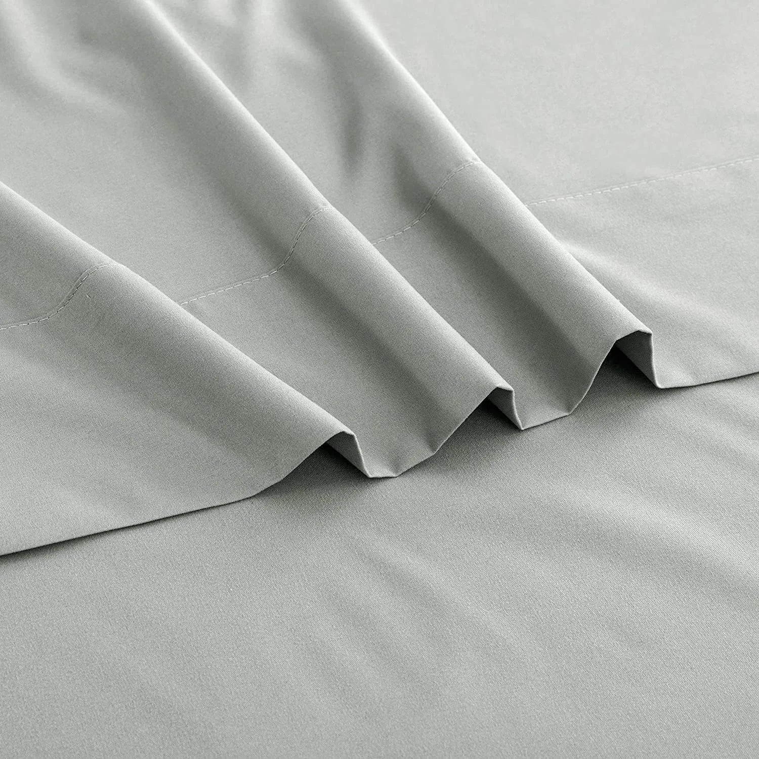 Elegant Comfort Premium Hotel Quality 1-Piece King Flat Sheet, Luxury and Softest 2000 Thread Count Bedding Flat Sheet(King,Ocean) - Image 2