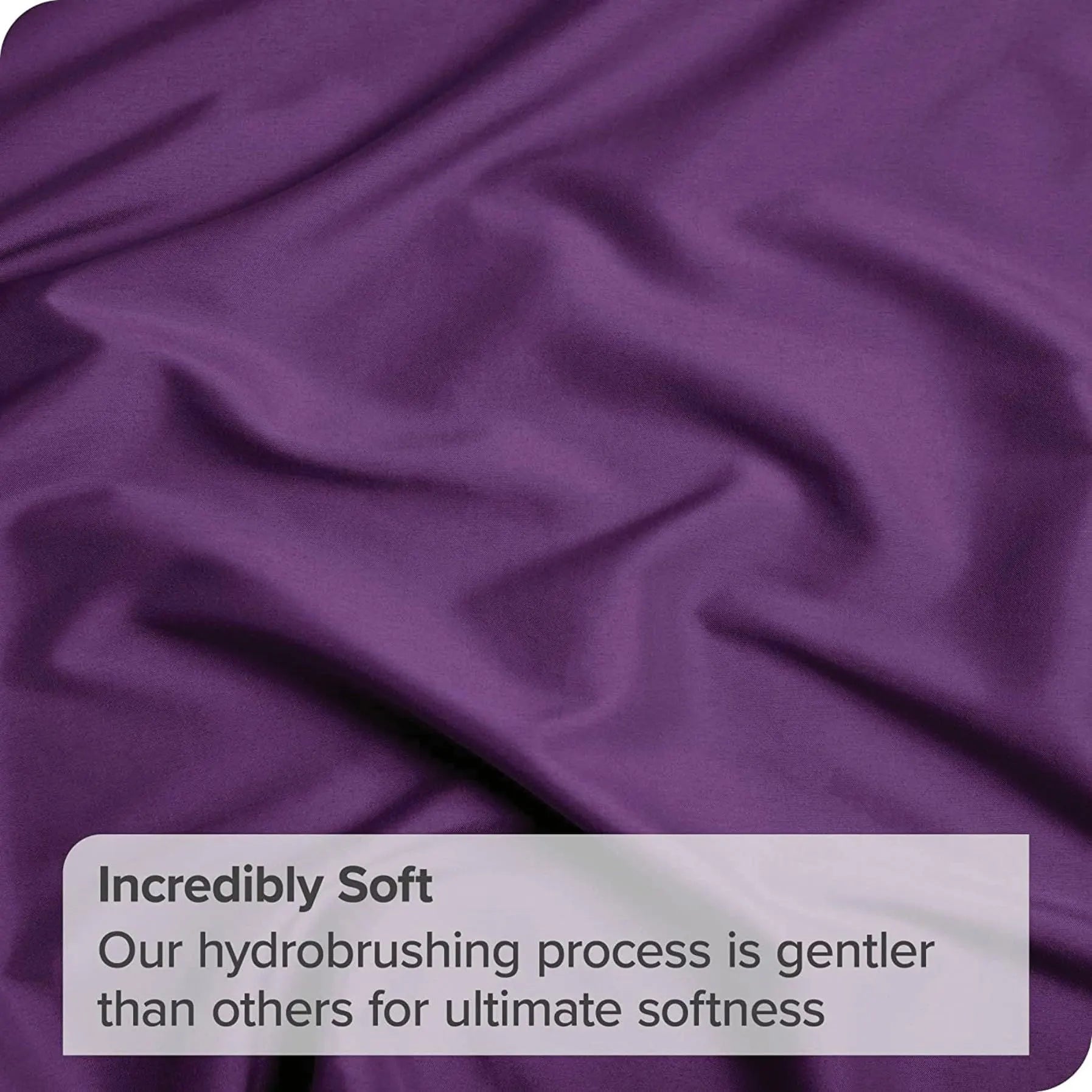 3 Piece Fitted Sheet Set- Fitted Sheet & Pillowcases -Breathable Bedding - Wrinkle, Fade, Stain Resistant- 40cm Deep Pocket Fitted Bed Sheet Set(Purple,Queen) - Image 8