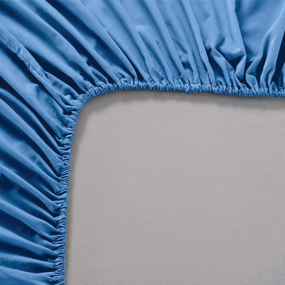 2 Piece Fitted Sheet Set- Fitted Sheet & Pillowcases -Breathable Bedding - Wrinkle, Fade, Stain Resistant- 40cm Deep Pocket Fitted Bed Sheet Set(Ocean,Single) - Image 6