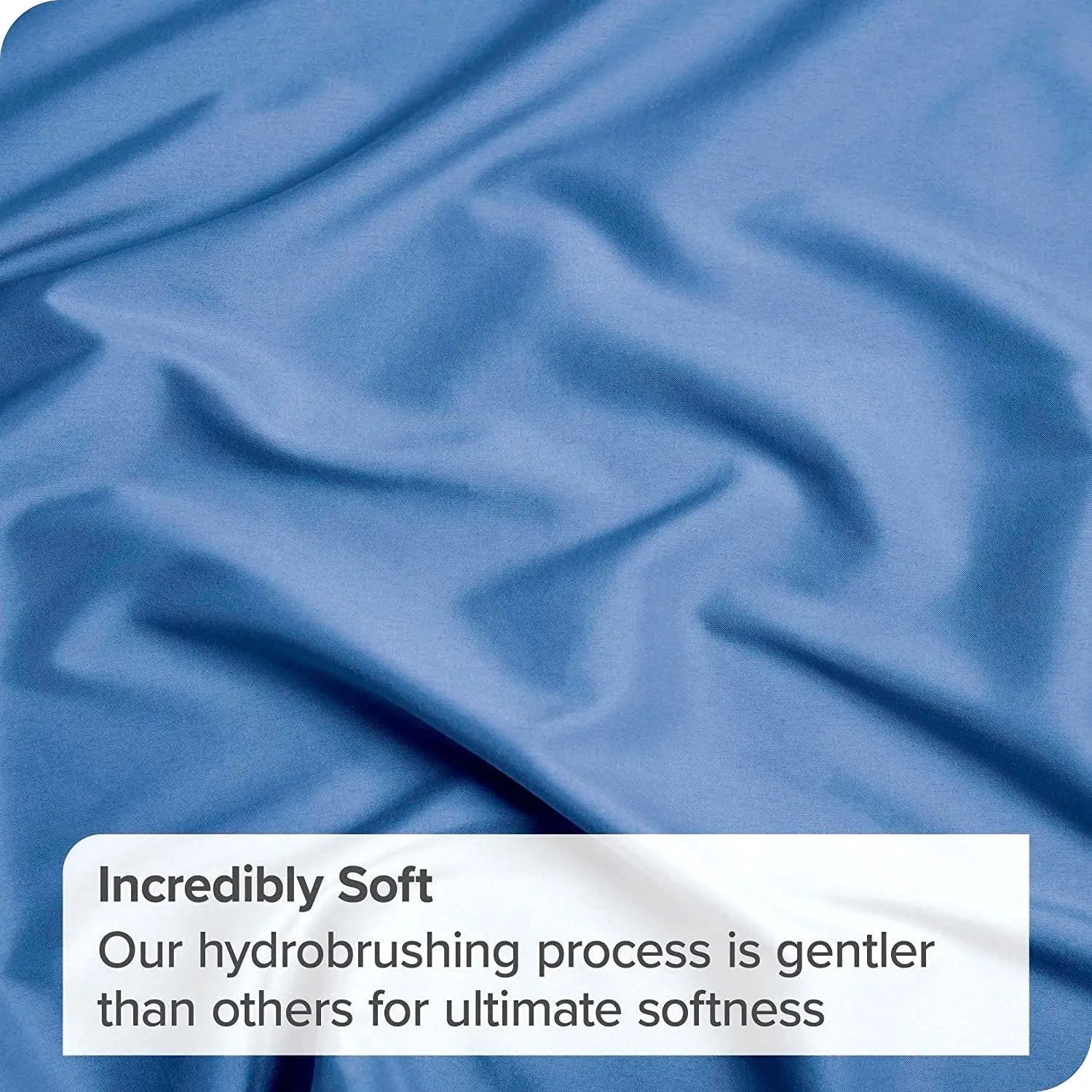 3 Piece Fitted Sheet Set- Fitted Sheet & Pillowcases -Breathable Bedding - Wrinkle, Fade, Stain Resistant- 40cm Deep Pocket Fitted Bed Sheet Set(Ocean,Super King) - Image 7