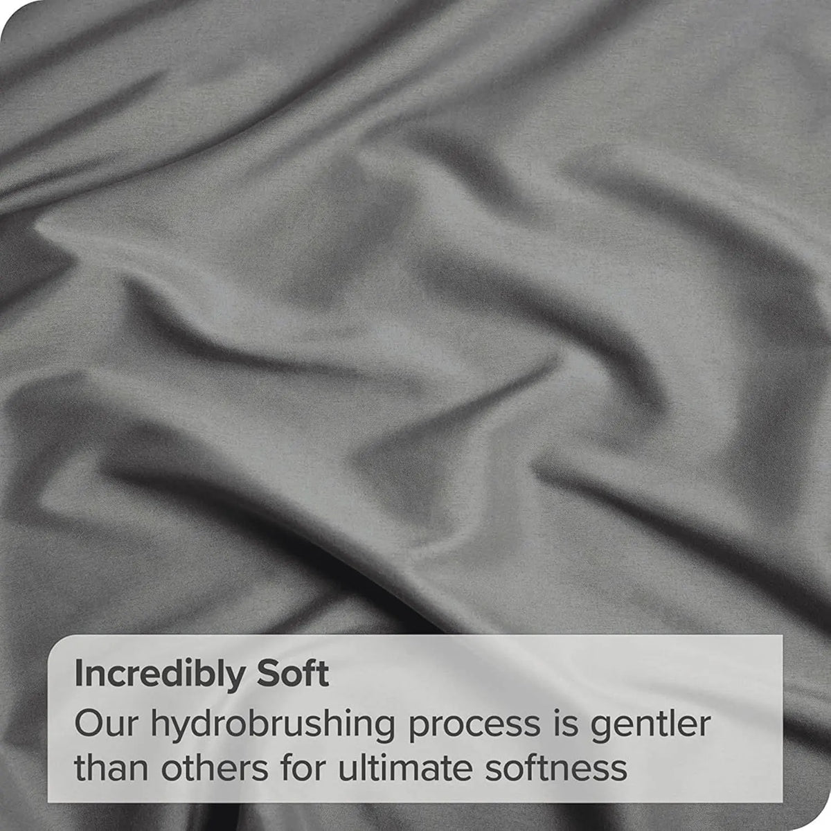 3 Piece Fitted Sheet Set- Fitted Sheet & Pillowcases -Breathable Bedding - Wrinkle, Fade, Stain Resistant- 40cm Deep Pocket Fitted Bed Sheet Set(Grey,Super King) - Image 7