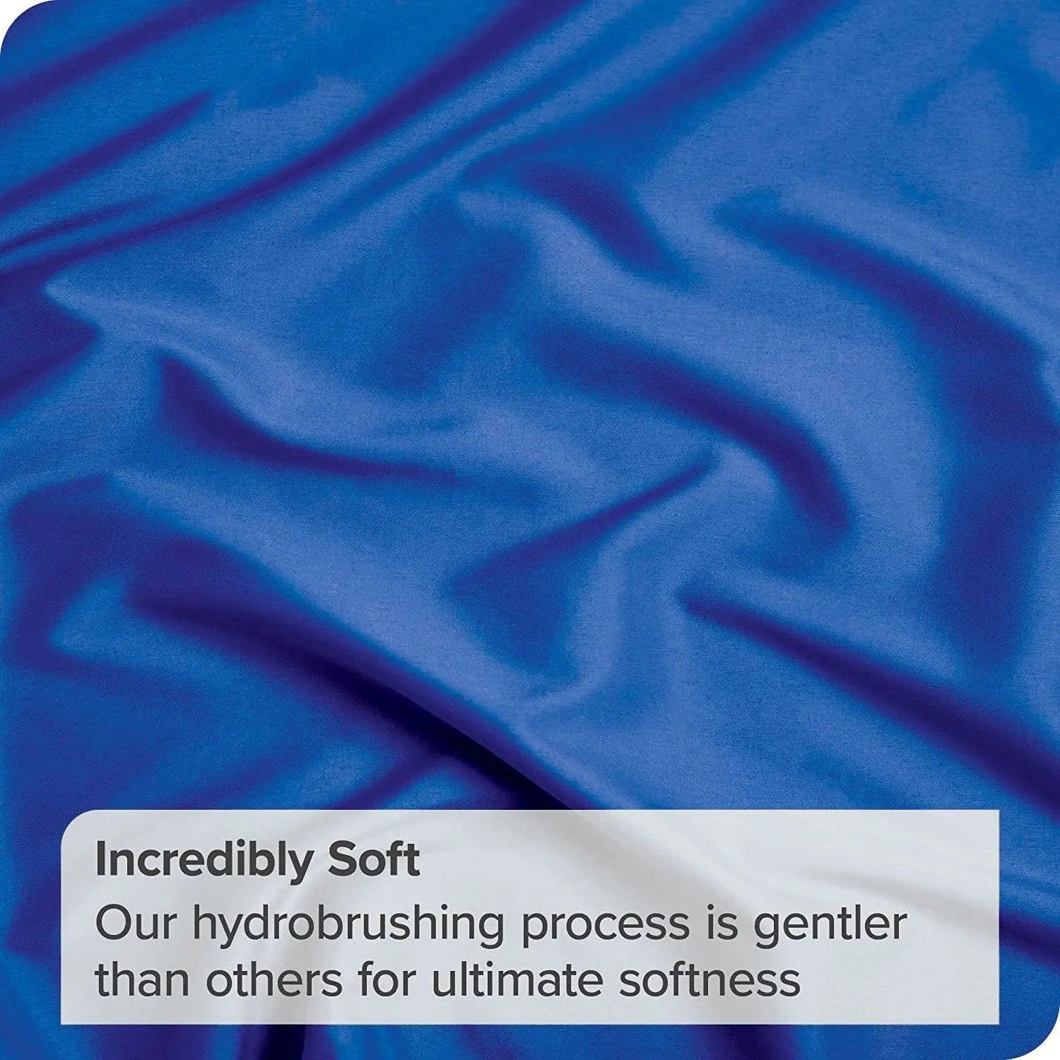 Elegant Comfort Premium Hotel Quality 1-Piece Super King Flat Sheet, Luxury and Softest 2000 Thread Count Bedding Flat Sheet(Super King,Royal blue) - Image 3