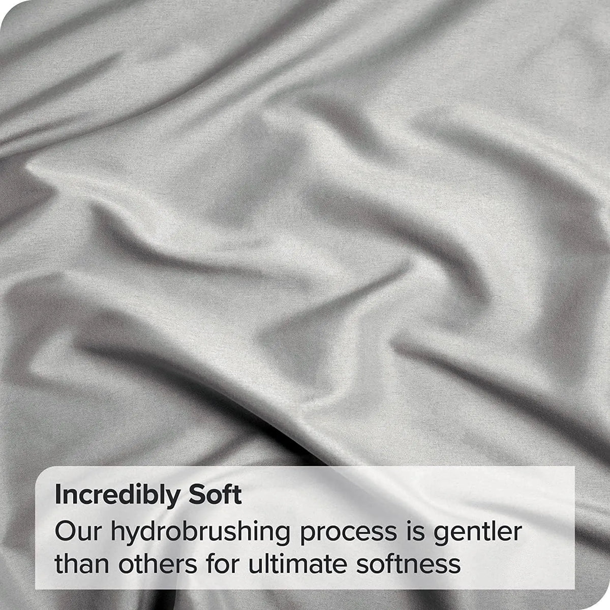 Elegant Comfort Premium Hotel Quality 1-Piece Super King Flat Sheet, Luxury and Softest 2000 Thread Count Bedding Flat Sheet(Super King,Silver-gray) - Image 3