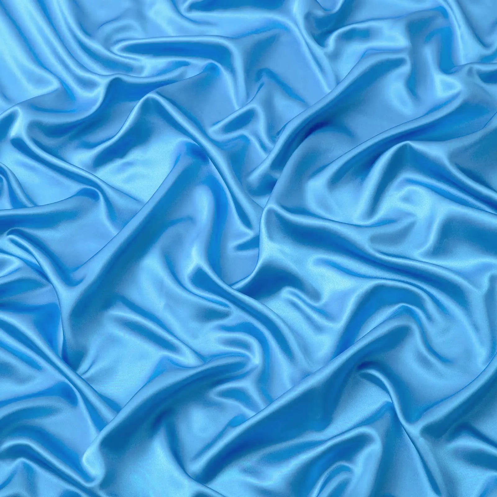 Satin Fitted Sheet Set Hotel 3 Pieces Fitted Sheet with Pillowcase, Art Silk Bedding Set-Luxury Soft Silky Sheets for Hair and Skin, Similar to Silk Fitted Sheets Set 3 Pieces(King,Ocean) - Image 5