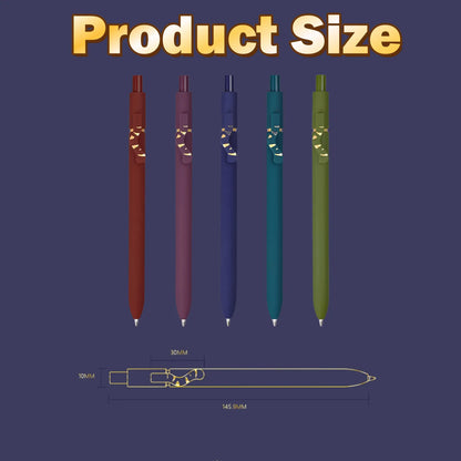 5 Pcs Retractable Gel Pens,0.5mm Ballpoint Black Ink Pens with Cute Cat Tail,Japanese Smooth Writing Fine for Cat Lovers School Office - Image 4