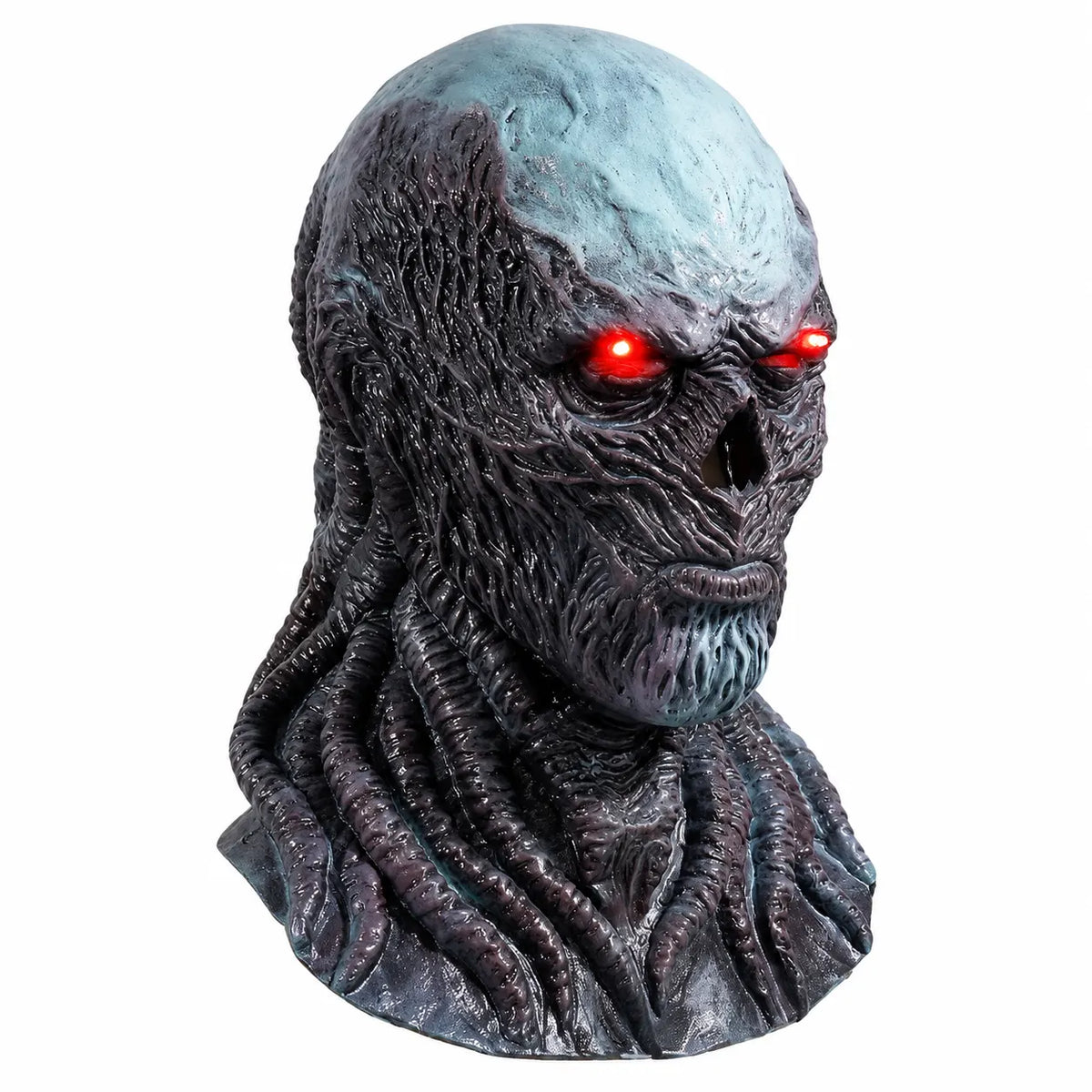 Scary Halloween Mask LED Glowing Red Eyes Horror Latex Monster Mask Adult - Image 6