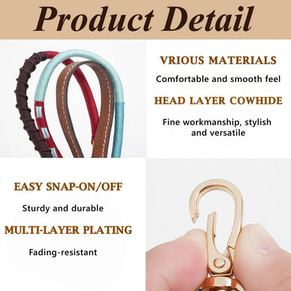 Mini Bag Replacement Thin Shoulder Strap with 2 Adapters for Longchamp,Imitation Pearl Bead Purse Handle Strap Bag Charms Handbag Chain Accessories Decoration for Women - Image 4
