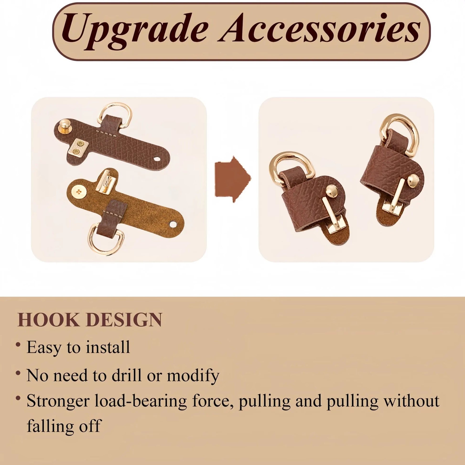 Mini Bag Replacement Thin Shoulder Strap with 2 Adapters for Longchamp,Imitation Pearl Bead Purse Handle Strap Bag Charms Handbag Chain Accessories Decoration for Women - Image 8
