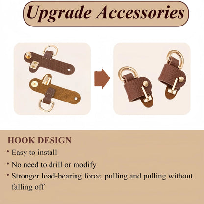 Mini Bag Replacement Thin Shoulder Strap with 2 Adapters for Longchamp,Imitation Pearl Bead Purse Handle Strap Bag Charms Handbag Chain Accessories Decoration for Women - Image 8