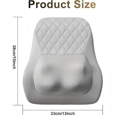 Shiatsu Neck Massager with Heat and Remote,3D Kneading Back Massager, Massage Pillow for Back,Shoulder, Leg for Pain Relief, Gifts for Men Women Mom Dad, at Home Office and Car(Gray) - Image 8
