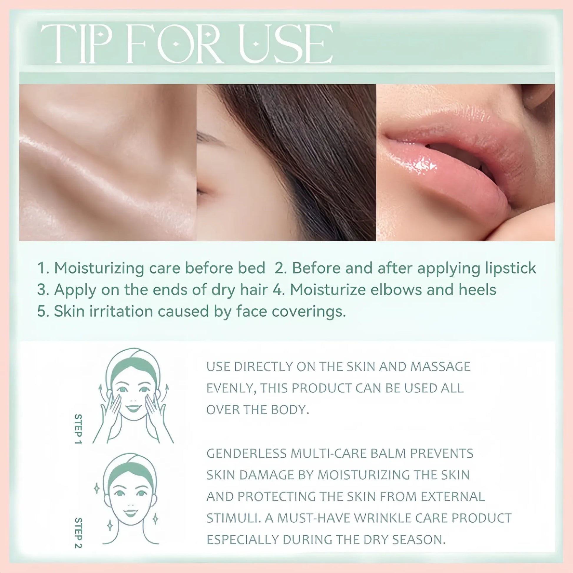 Eye Brightening Concealer&Multi Hydrating Moisturizing Stick Set,Reduce Wrinkle,Conceal Dark Circles, Colour-Correcting Eye&Facial Serum Balm - Image 4