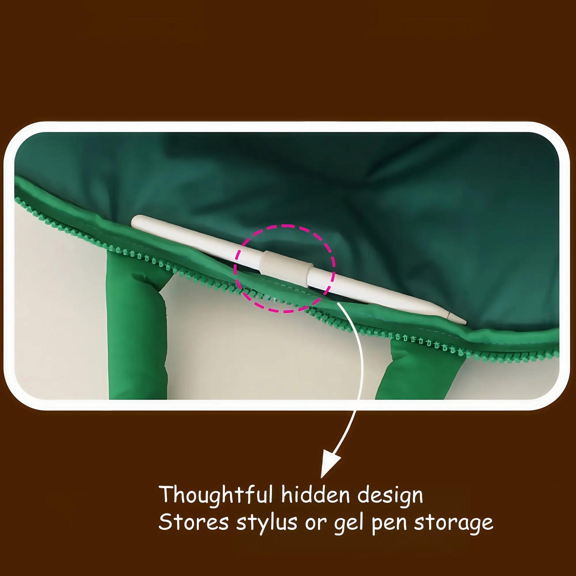 14 Inch Cute Laptop Sleeve with Removable Mini Organizer,Multi-Compartment Shockproof Computer Bag,Student Style Carring Bag for MacBook Air/Pro,Travel,Daily Accessories - Image 5