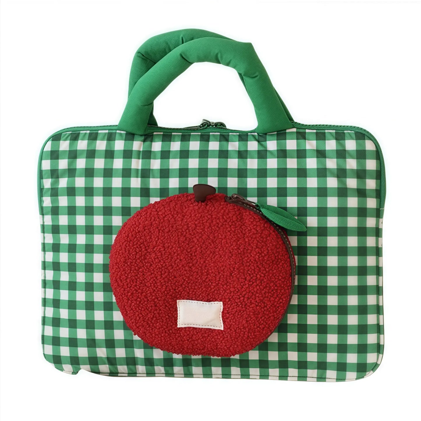 14 Inch Cute Laptop Sleeve with Removable Mini Organizer,Multi-Compartment Shockproof Computer Bag,Student Style Carring Bag for MacBook Air/Pro,Travel,Daily Accessories - Image 7