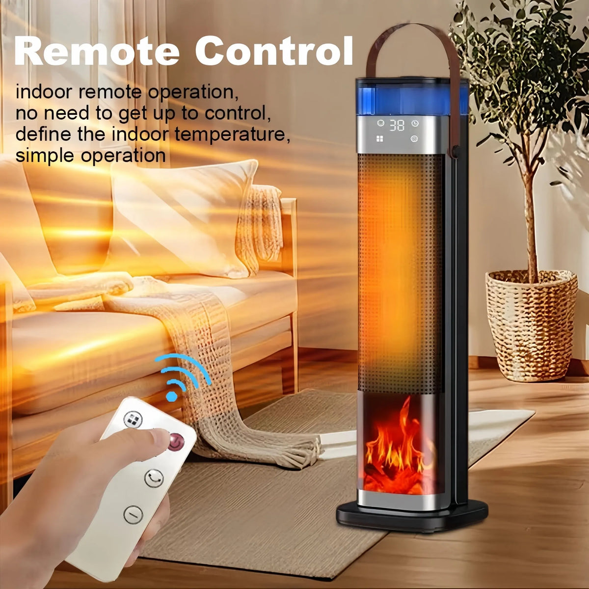 Tower Space Heater with Humidifier - Image 7