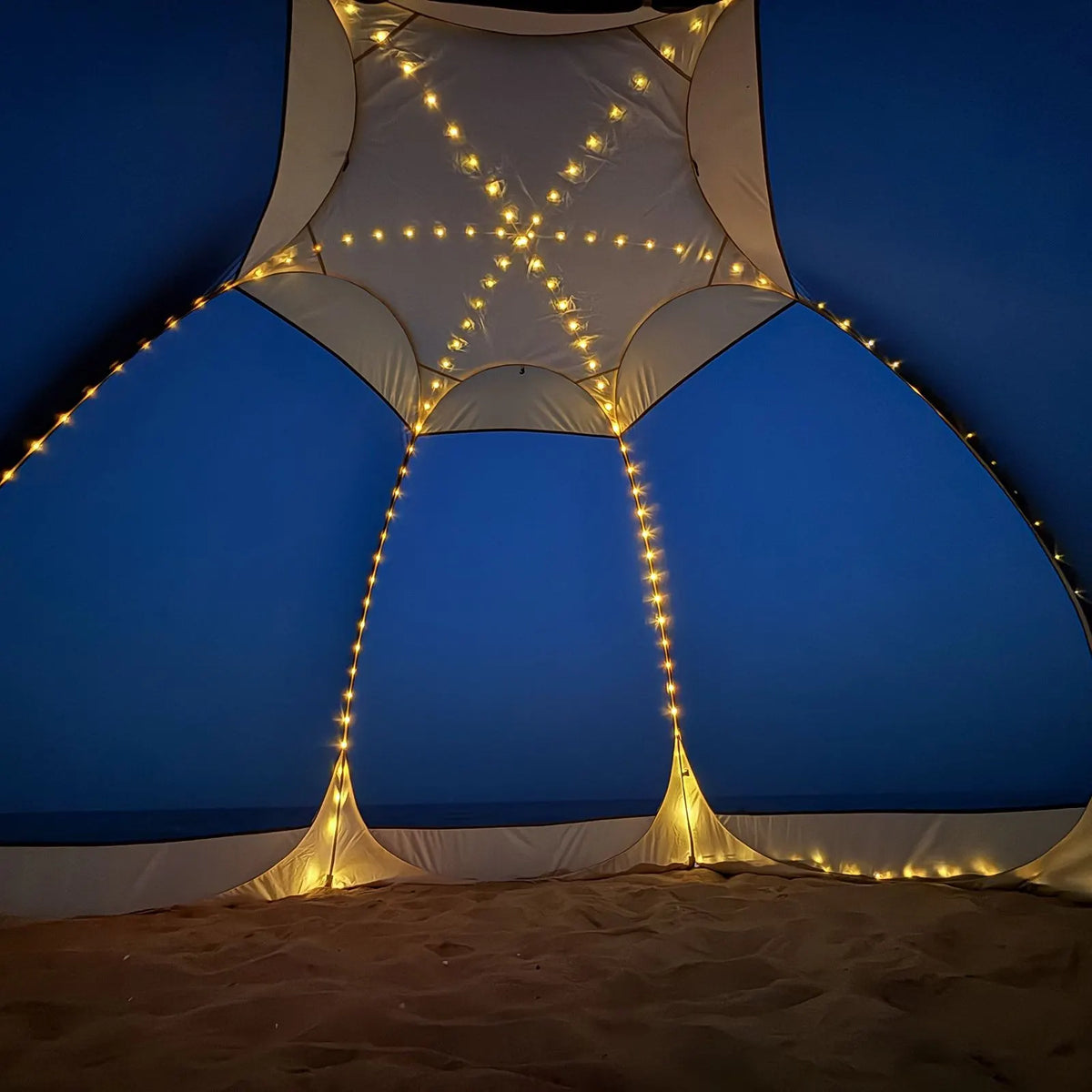 Pop Up Screen House Tent 3x3m, 6-8 Person 220cm Tall Mosquito Net Tent,Spacious 3.8m dome fits 6-8 adults for backyard BBQs & caravan trips camping . 360-degree view fine mesh keeps all mosquitoes out - Image 5