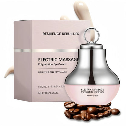 Microcurrent Eye Cream,Under Eye Cream for Dark Circles,Puffiness and Wrinkles, Hyaluronic Acid + Peptide+ Caffeine Eye Cream Anti Aging,Hydrating Eye Care,Gentle Vibration