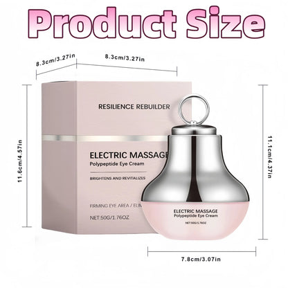 Microcurrent Eye Cream,Under Eye Cream for Dark Circles,Puffiness and Wrinkles, Hyaluronic Acid + Peptide+ Caffeine Eye Cream Anti Aging,Hydrating Eye Care,Gentle Vibration - Image 8