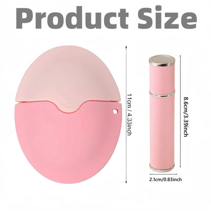 19 Pack Travel Bottles Set, Silicone Toiletry Bottles, Sunscreen Applicator & Refillable Perfume Spray Bottles, TSA Approved, Leak Proof Travel Accessories for Shampoo, Lotion, Perfume - Image 7