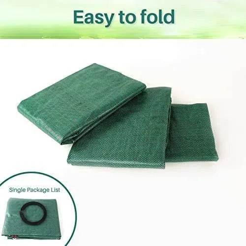 500L Yard Waste Bags 2 Pack, Heavy Duty Garden Waste Bags with Reinforced Handles, Large Reusable Leaf Bags for Lawn Leaves Grass Yard Debris Storage Garden Cleanup - Image 6
