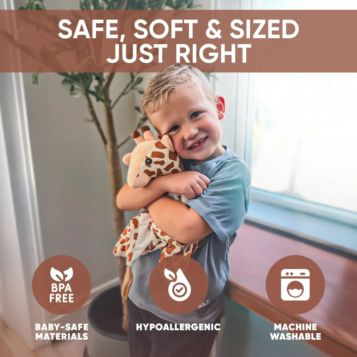 Aria the Giraffe - White Noise & Lullaby Comforter - Image 3
