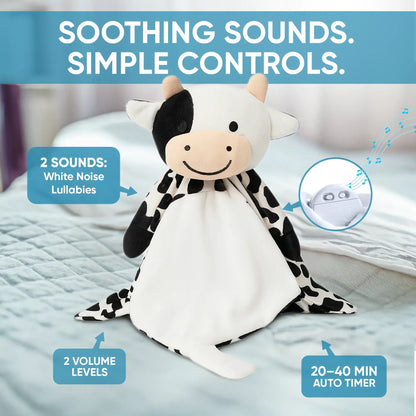 Lylah the Cow - White Noise & Lullaby Comforter - Image 2
