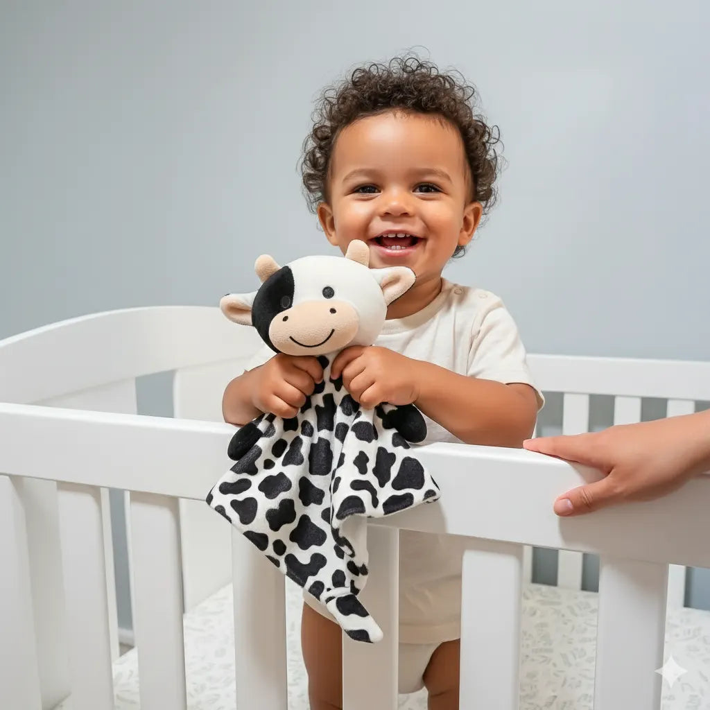 Lylah the Cow - White Noise & Lullaby Comforter - Image 5