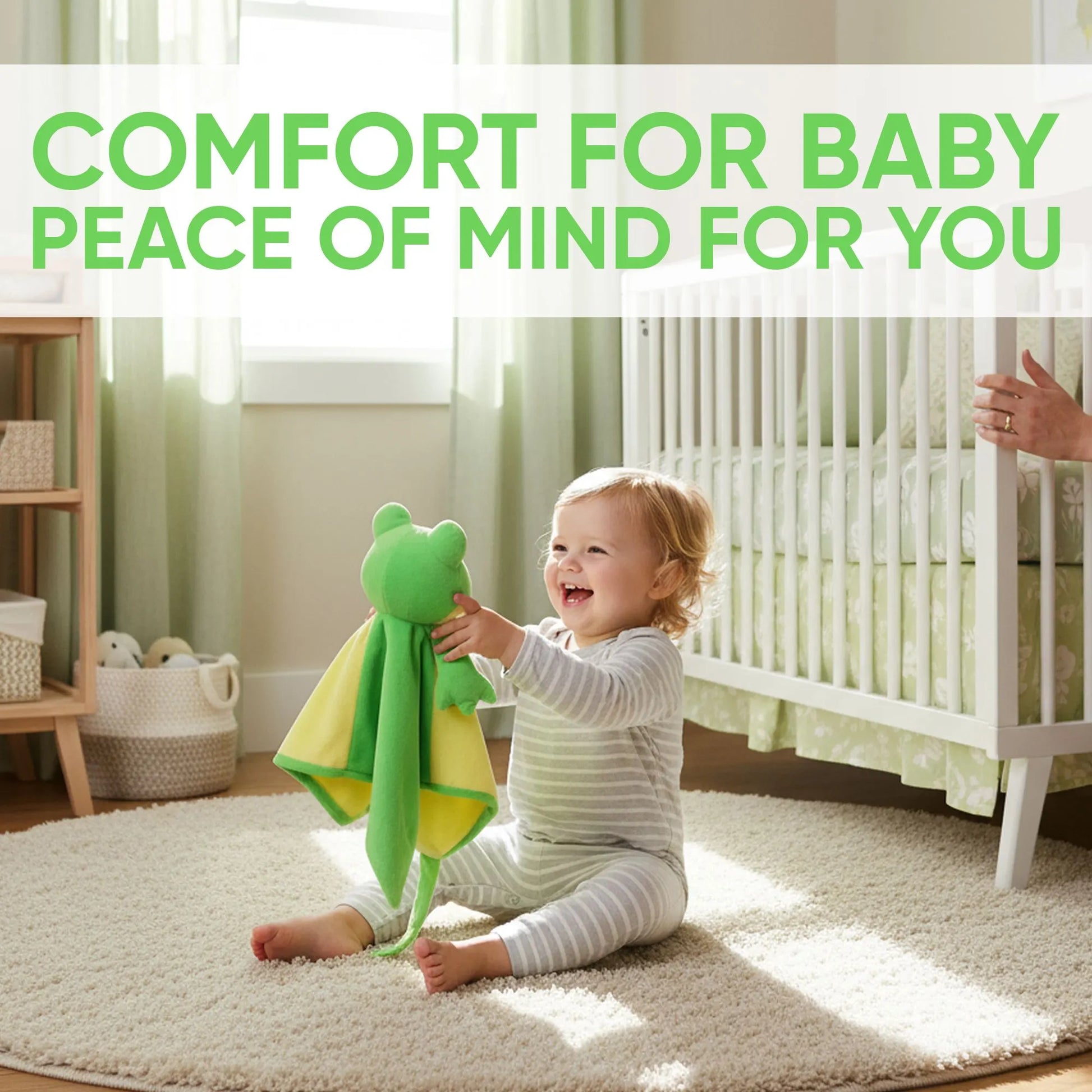 RaRa the Frog - White Noise & Lullaby Comforter - Image 4