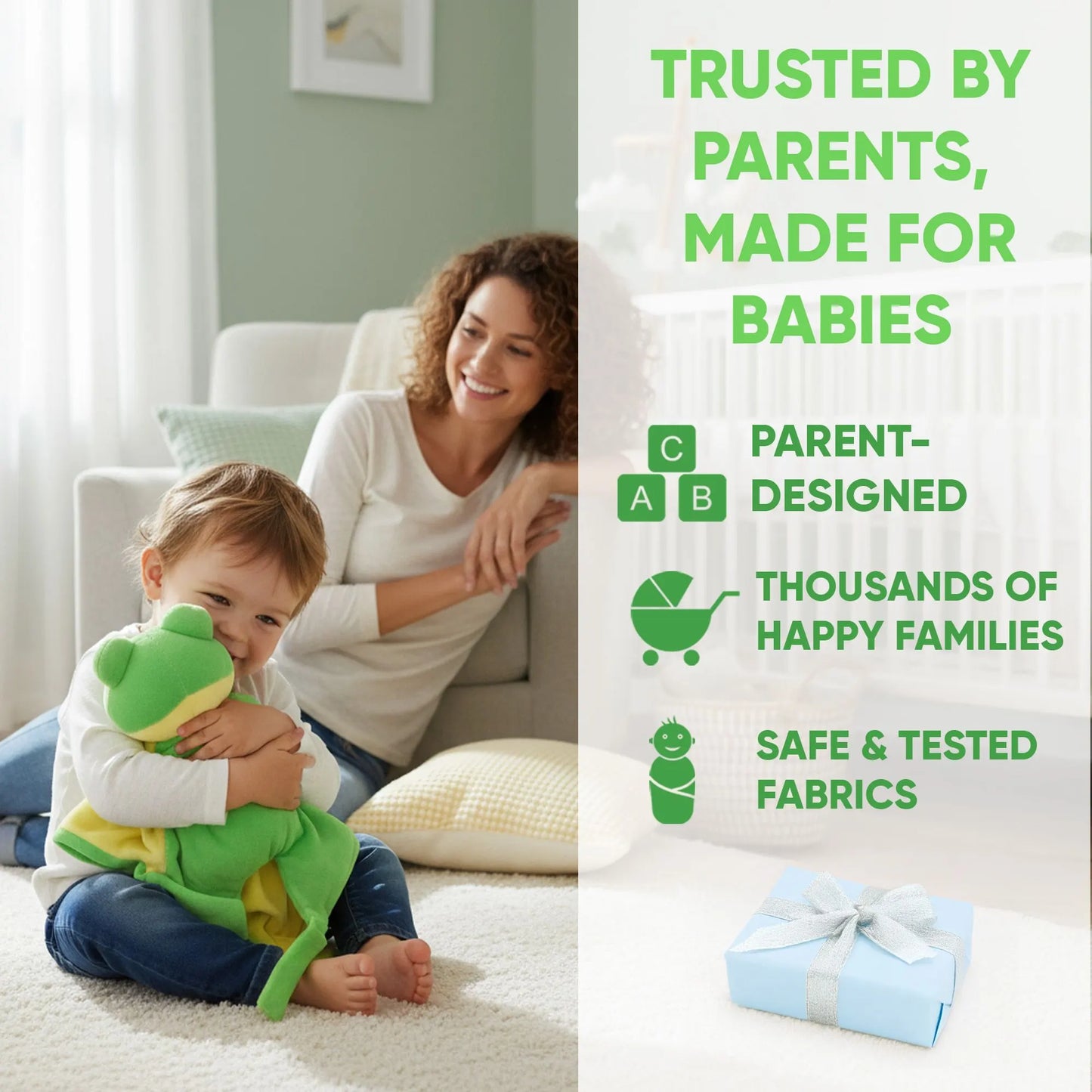 RaRa the Frog - White Noise & Lullaby Comforter - Image 6