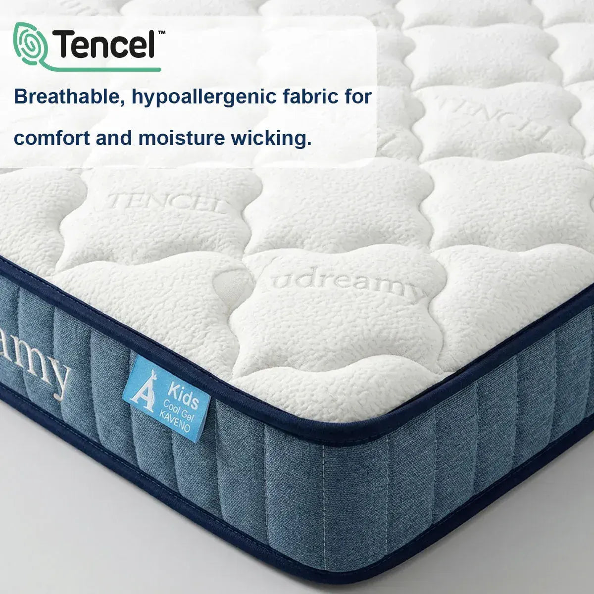 Audreamy Kaveno Kids Mattress Cool Gel King Single - Image 8