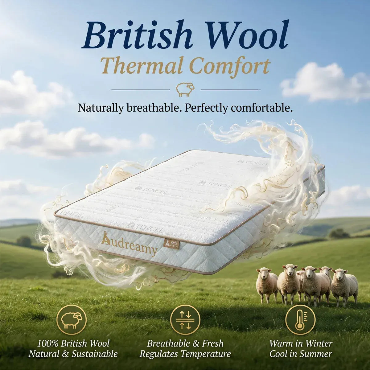 Audreamy Kaveno Kids Mattress Latex King Single - Image 9