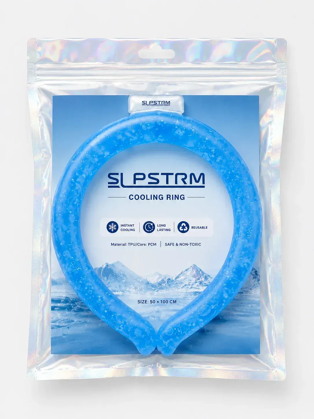 SLPSTRM Sports Cooling Ring Blue - Image 3