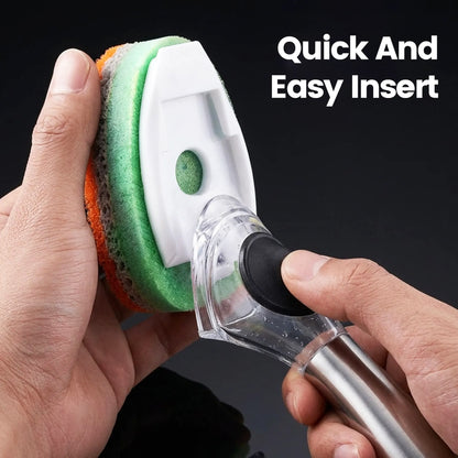 Gourmet Easy Dishwand Sponge Refills for Soap Dispenser, Non-Scratch, 3Pack - Image 2