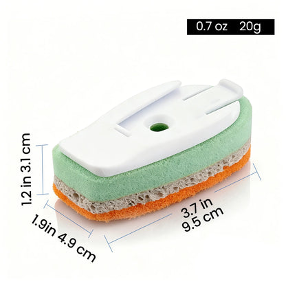 Gourmet Easy Dishwand Sponge Refills for Soap Dispenser, Non-Scratch, 3Pack - Image 6