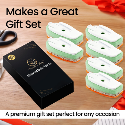 Gourmet Easy Dishwand Sponge Refills for Soap Dispenser, Non-Scratch, 6Pack - Image 5