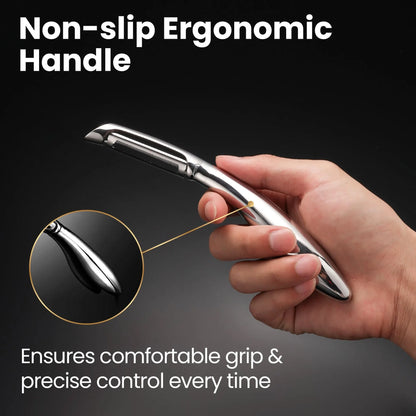 Gourmet Easy Vegetable Peeler, Potato Peeler, Stainless Steel Veggie & Fruit Peeler - Image 3