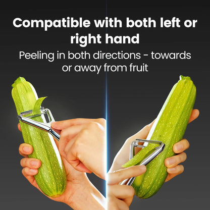 Gourmet Easy Vegetable Peeler, Y Peeler, Citrus Peeler, Stainless Steel Lemon Peeler - Image 2
